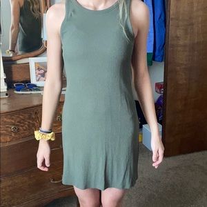 army green dress
